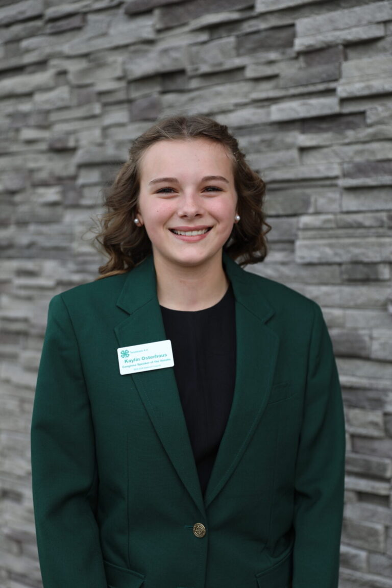 Kaylin Osterhaus of Petersburg was named the 2026 National Dairy Month chairman for Lincoln County. She was honored recently at the Tennessee National Dairy Month Kickoff Event in Nashville. Courtesy photo